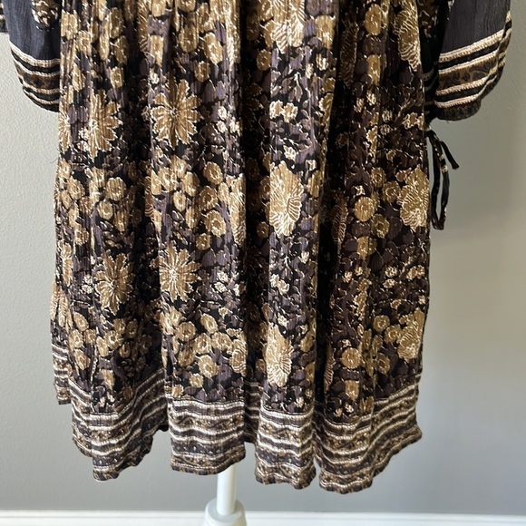 Free People Midsummer Night Dream Black Floral Print Dress - Picture 6 of 14